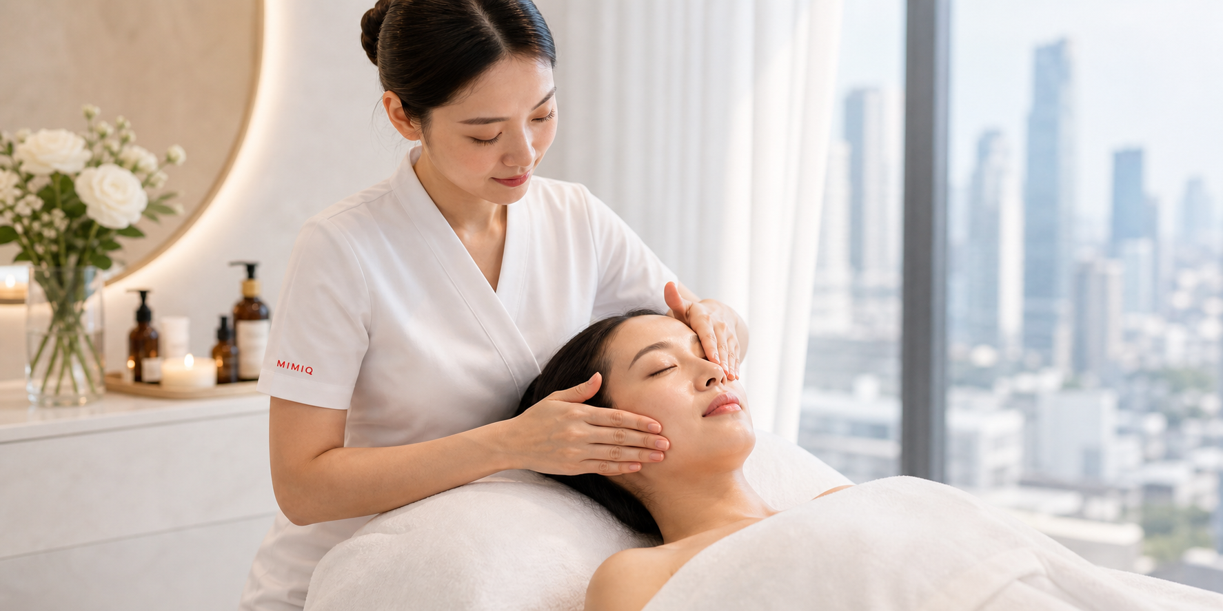 MIMIQ editorial image for Head Massage and Face Release in Bangkok