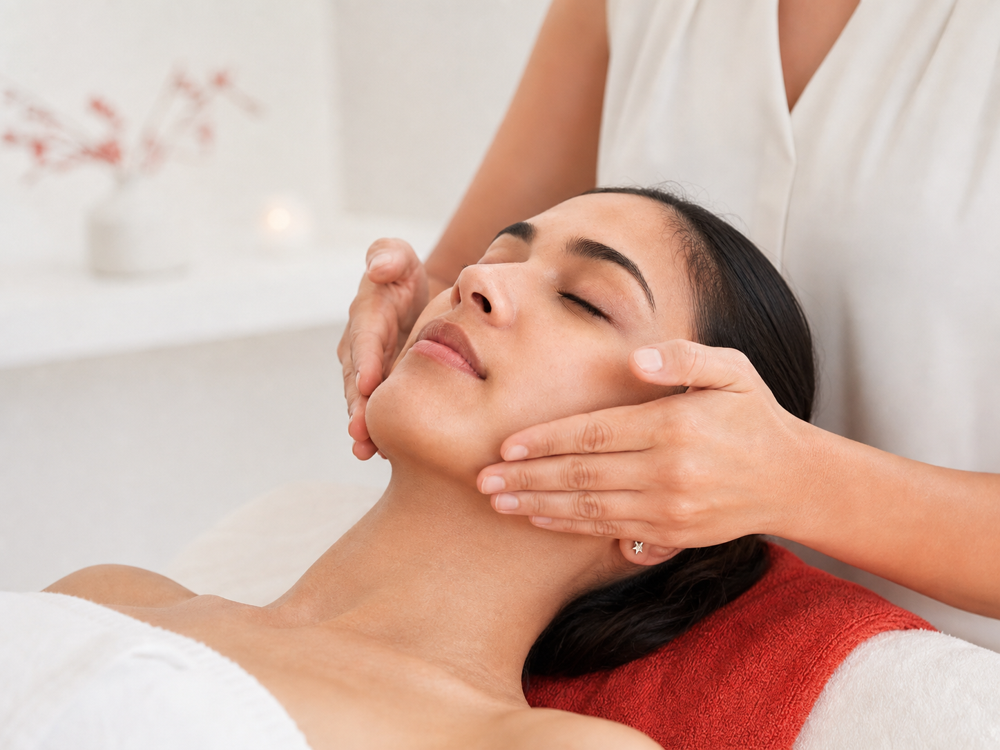 Facial massage and face workout at MIMIQ